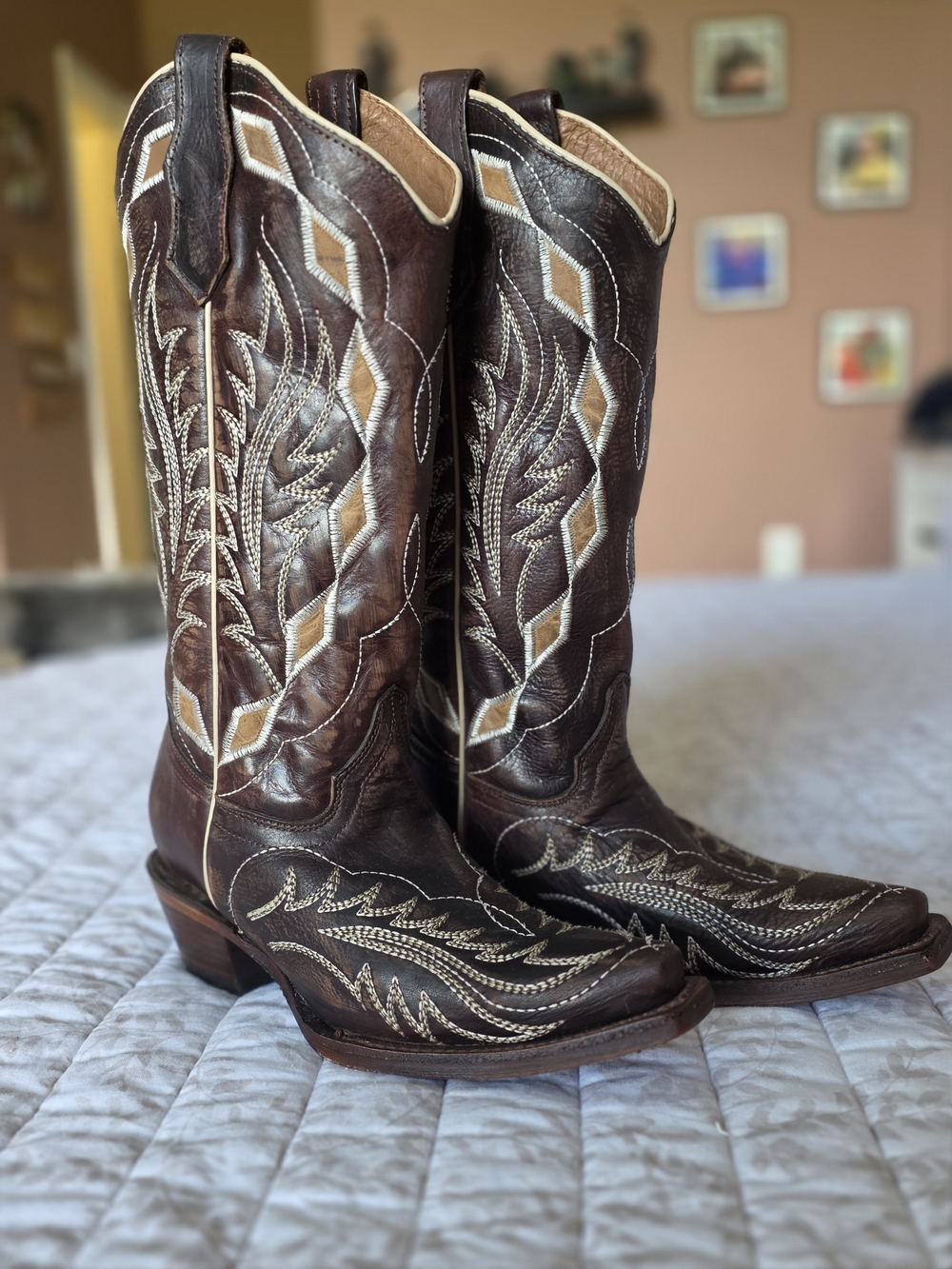 Circle G Embroidered Western Boots